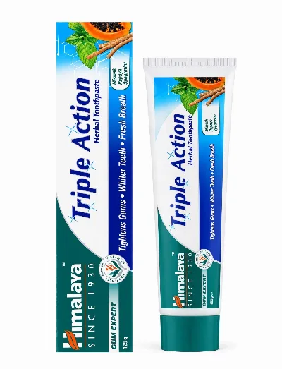 Зубна паста Потрійна дія 125 г Himalaya Herbals Triple Action