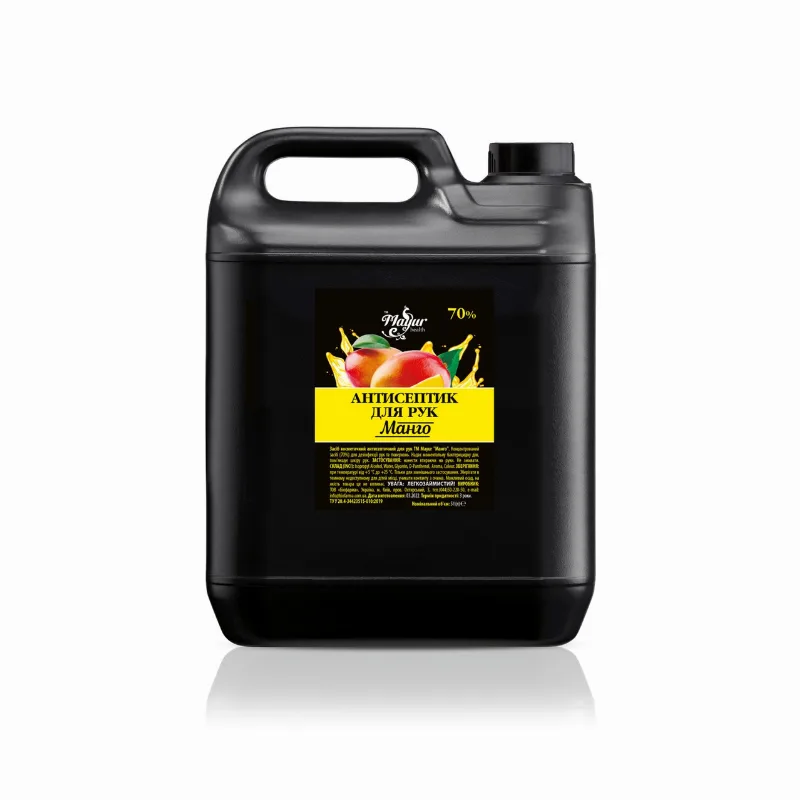 Антисептик для рук «Манго» 5 л Mayur Mango Hand Sanitizer 5 L
