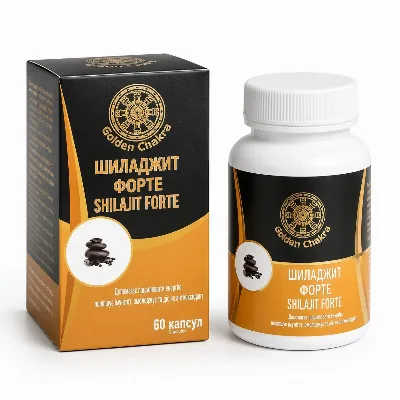Шиладжит Форте 60 капс Golden Chakra Shilajit Forte
