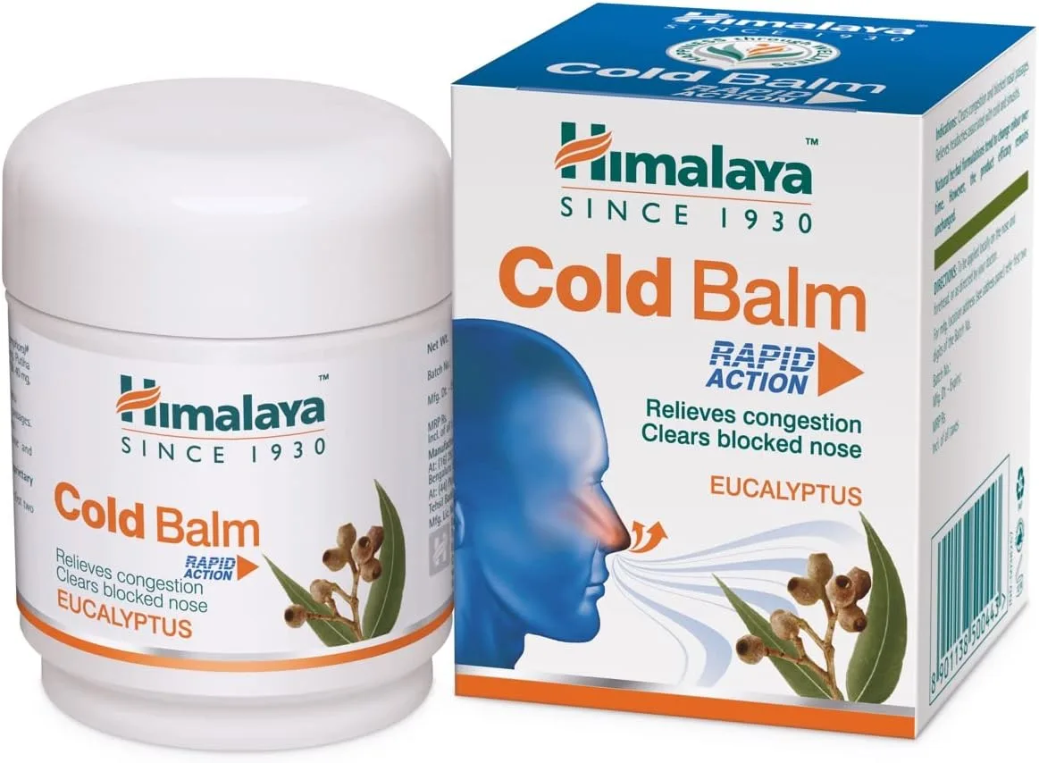 Бальзам від застуди з евкаліптом 45 г Himalaya Cold Balm 45 g