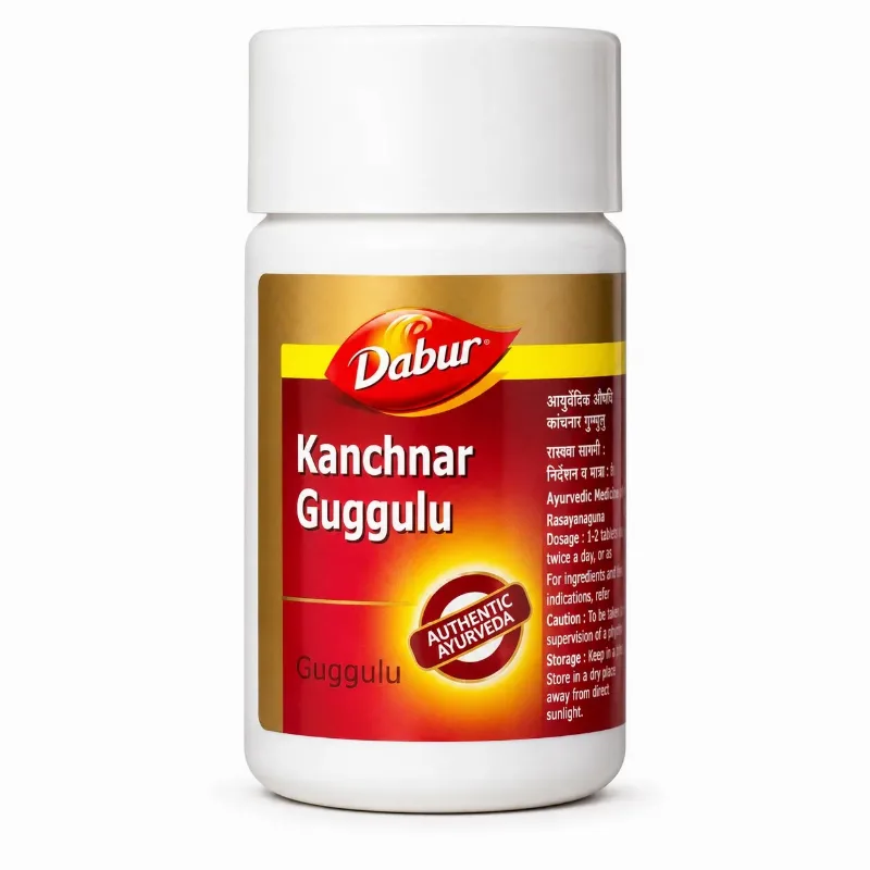 Канчнар гуггул 80 табл Dabur Kanchnar Guggulu 80 tab