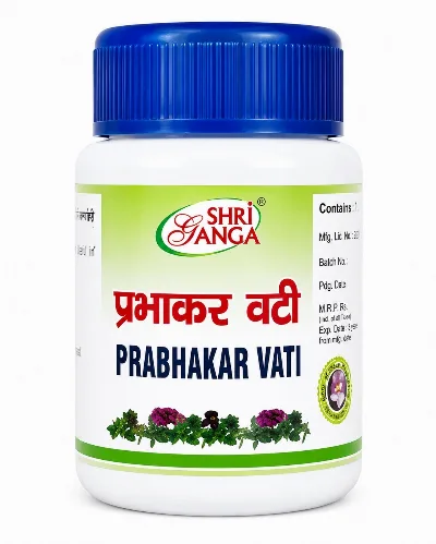 Прабхакар Ваті 60 табл Shri Ganga Prabhakar Vati