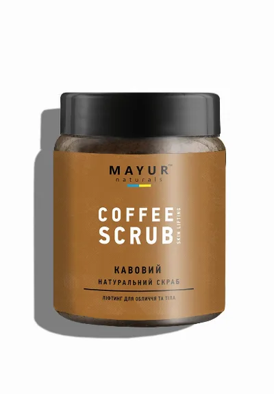 Натуральный кофейный скраб для лица и тела 250 г Mayur Coffee Scrub
