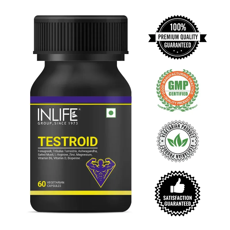 Бустер тестостерона для мужчин 60 капс Inlife Testroid