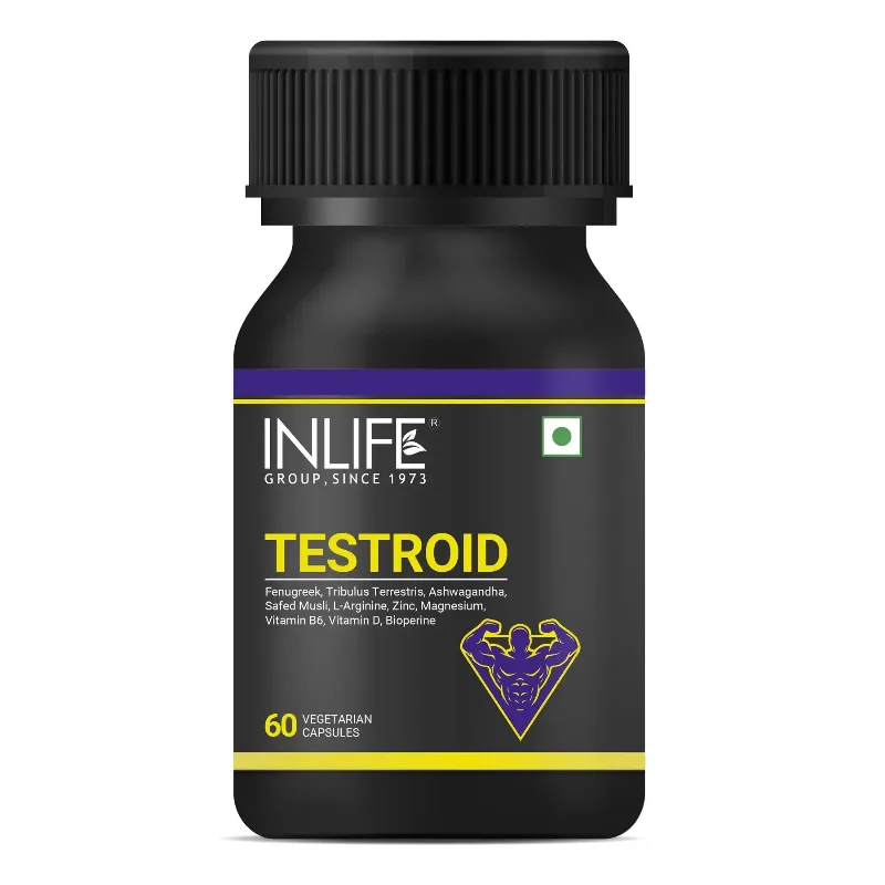 Бустер тестостерона для мужчин 60 капс Inlife Testroid