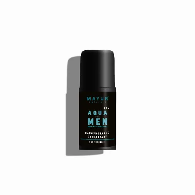 Дезодорант чоловічий парфумований натуральний «Aqua for men» 50 мл Mayur Aqua for Men Deodorant