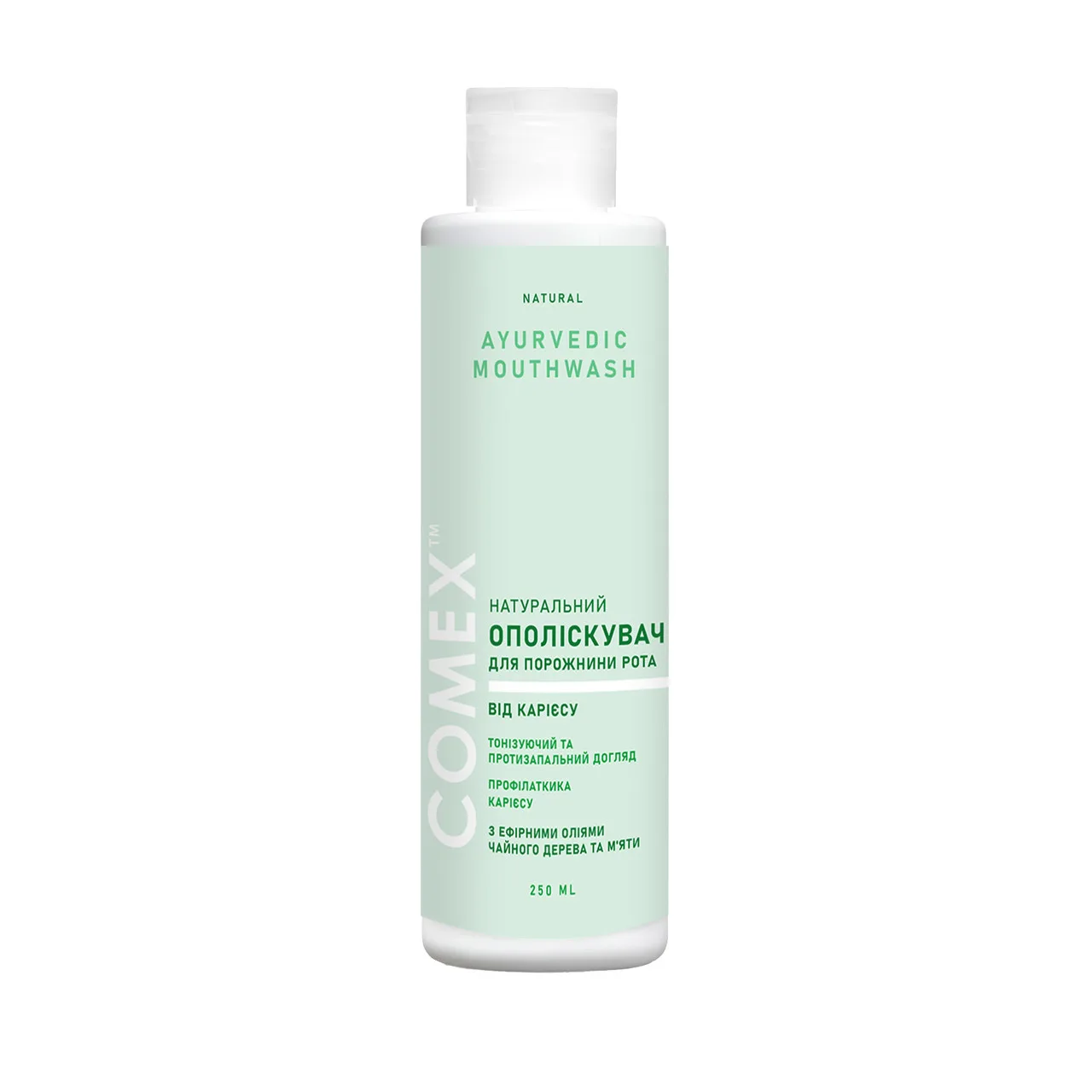 Ополаскиватель для полости рта от кариеса с маслом чайного дерева 250 мл Comex Tea Tree Mouthwash