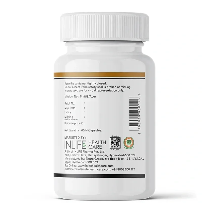 Олія чорного кмину (калонджі) 500 мг 60 капс Inlife Black Seed Oil (Kalonji)