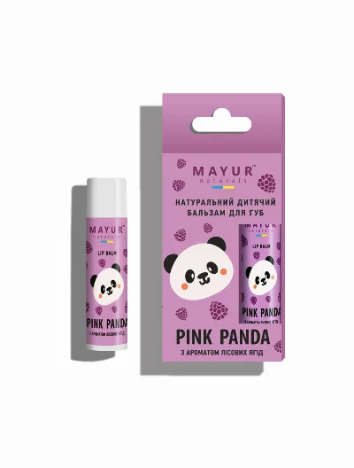 Бальзам для губ детский Pink Panda 5 г Mayur Pink Panda Lip Balm