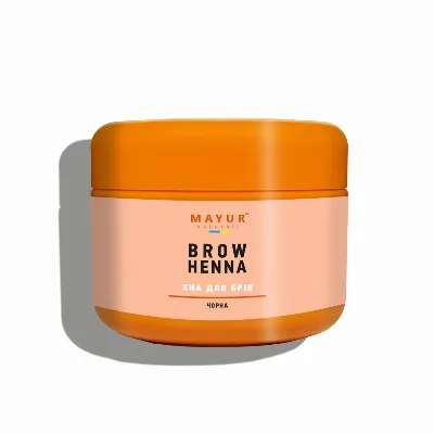 Хна для бровей черная 10 г Mayur Black Brow Henna