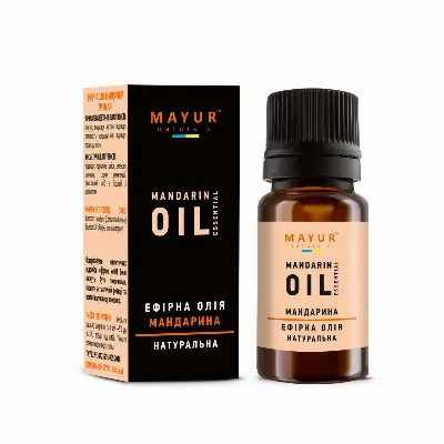 Ефірна олія Мандарину 10 мл Mayur Mandarin Essential Oil