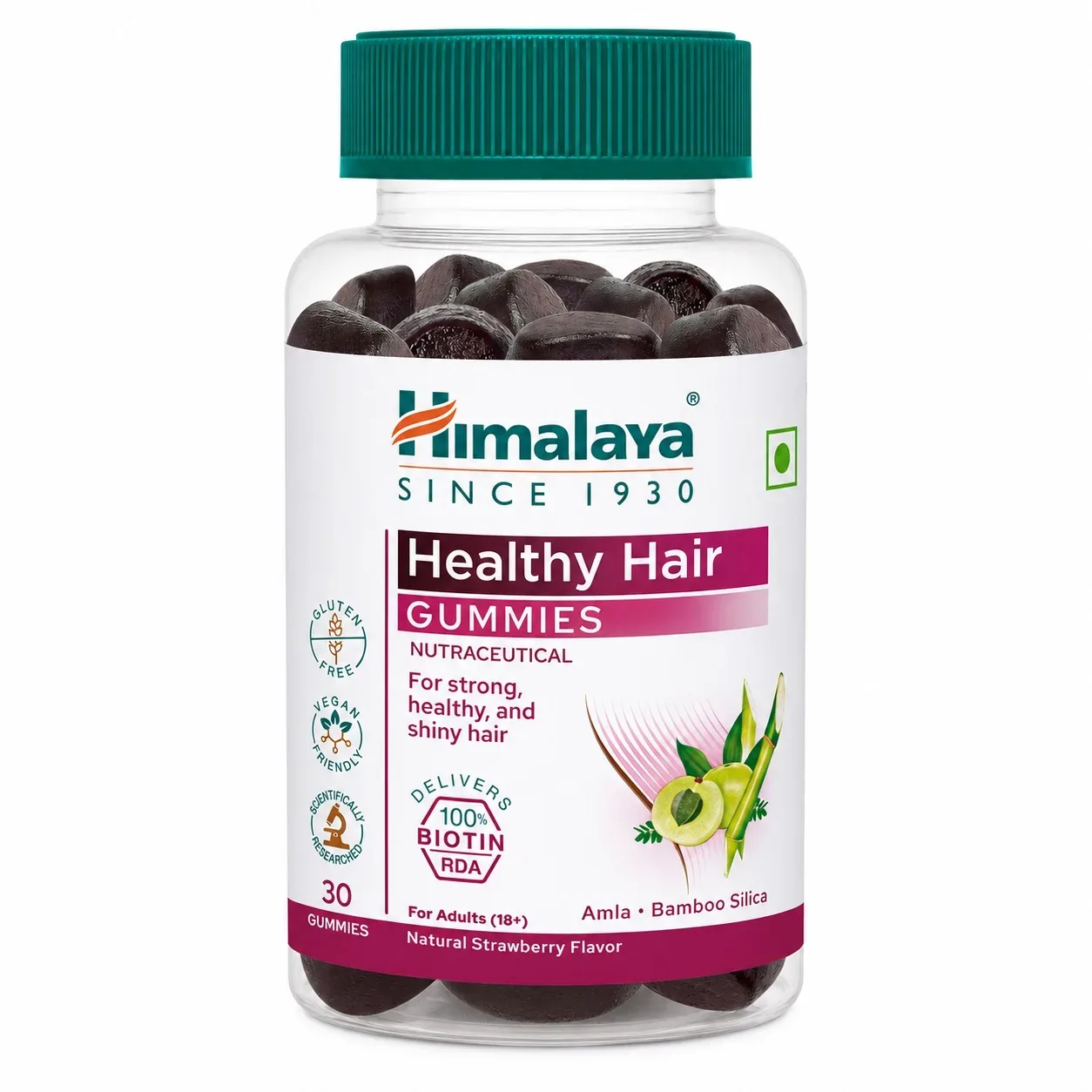 Мармеладки для здорового волосся 30 шт Himalaya Healthy Hair Gummies
