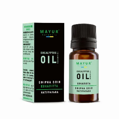 Ефірна олія Евкаліпта 10 мл Mayur Eucalyptus Essential Oil
