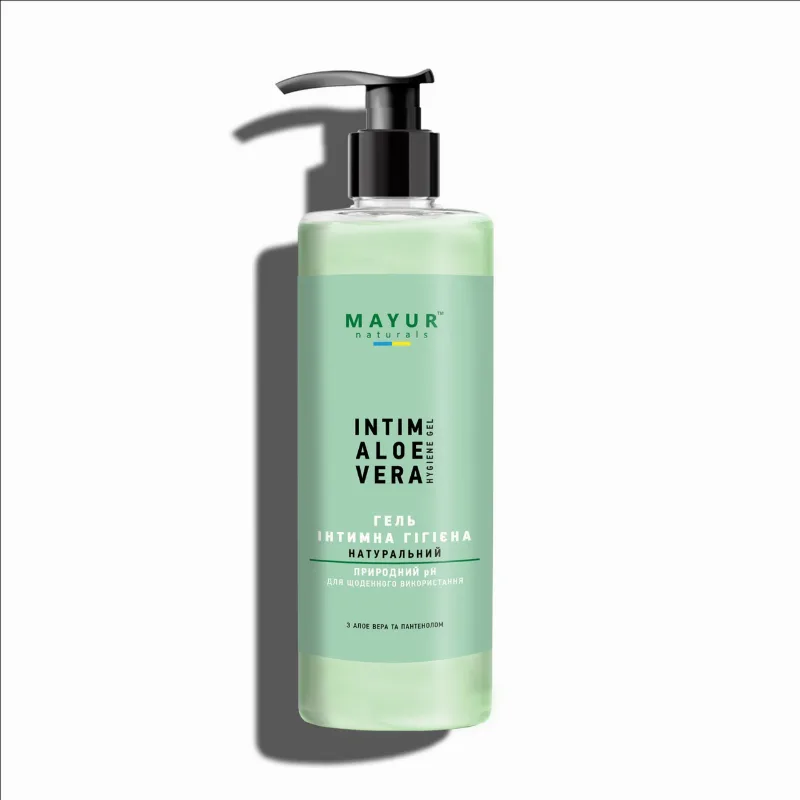 Гель для інтимної гігієни з алое вера та пантенолом 500 мл Mayur Aloe Vera & Panthenol Intimate Hygiene Gel