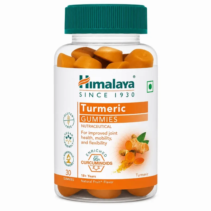 Мармеладки з куркумою для здоров'я суглобів 30 шт Himalaya Healthy Turmeric Gummies