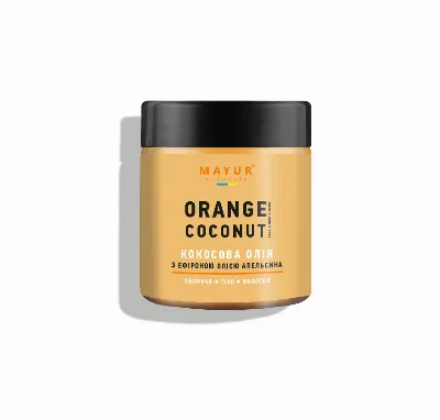 Кокосова олія «Апельсин» 140 мл Mayur Orange Coconut Oil