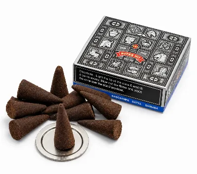 Ароматичні конуси Супер Хіт 12 шт Satya Super Hit Dhoop Cones