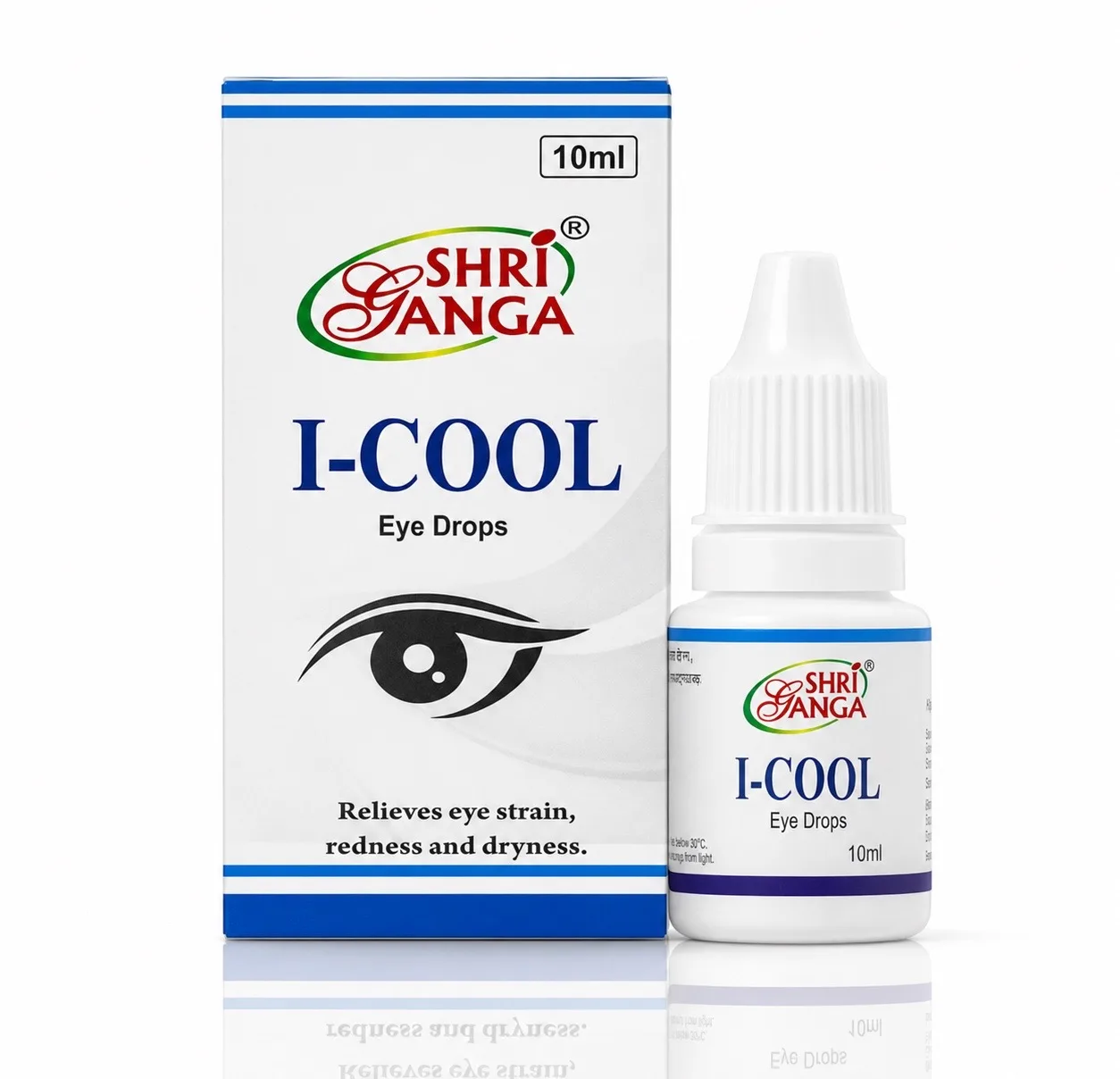 Капли Ай-Кул 10 мл Shri Ganga I-Cool Eye Drops