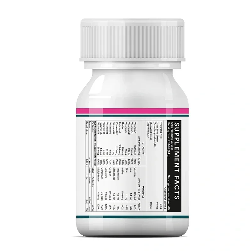 Мультивитаминная и минеральная добавка для женщин 60 капс Inlife Multivitamins & Minerals for Women
