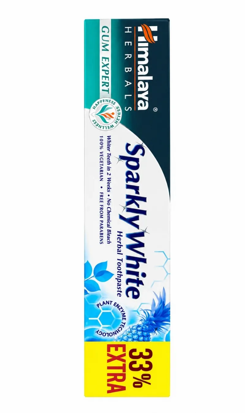Зубная паста отбеливающая 125 г Himalaya Herbals Sparkly White