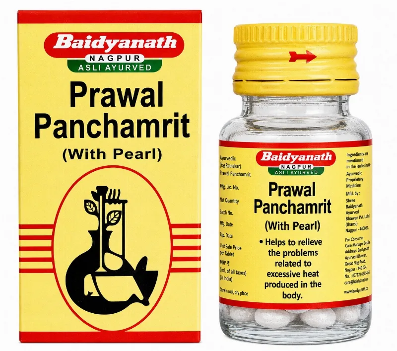 Правал Панчамрит 25 табл Baidyanath Pravala Panchamrita