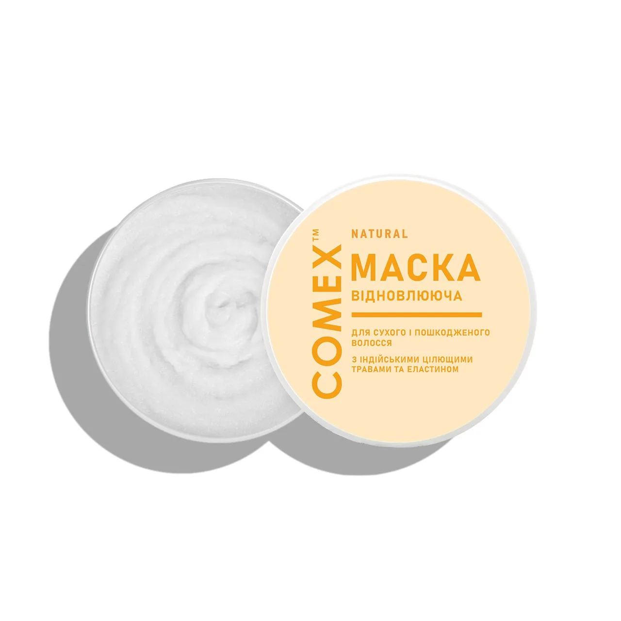Маска для волос натуральная интенсивное восстановление 500 мл Comex Intensive Repair Hair Mask