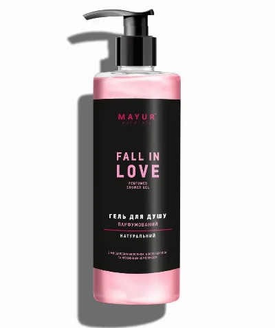 Парфумований гель для душу «Fall in love» 500 мл Mayur Fall in Love Perfumed Shower Gel 500 ml