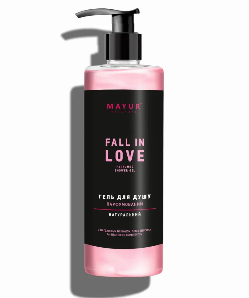 Парфумований гель для душу «Fall in love» 500 мл Mayur Fall in Love Perfumed Shower Gel 500 ml