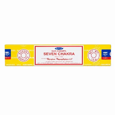 Аромапалички Сім чакр 15 г Satya Seven Chakra