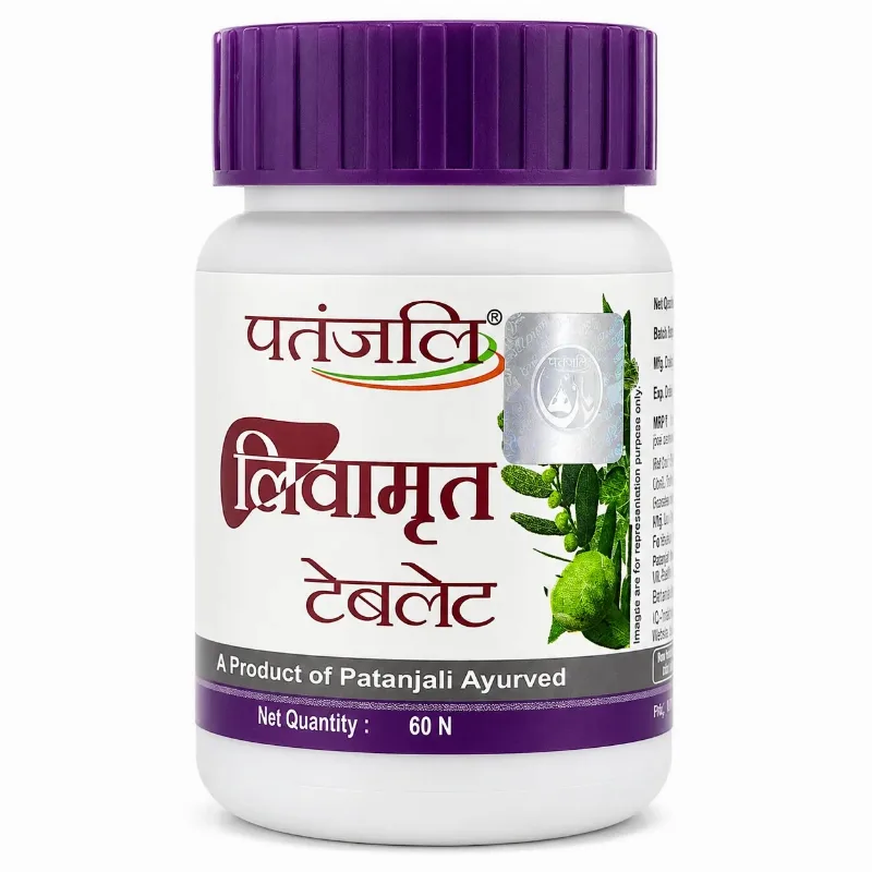 Ливамрит 60 табл Patanjali Livamrit Tablets