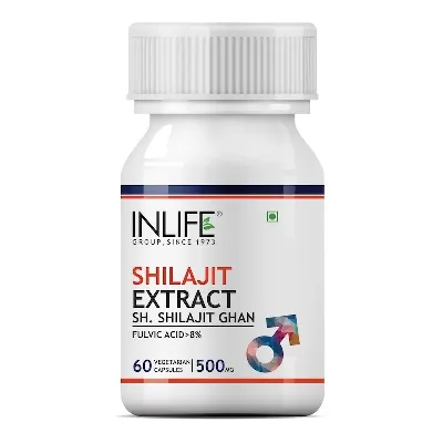 Шиладжит экстракт 60 капс Inlife Shilajit Extract