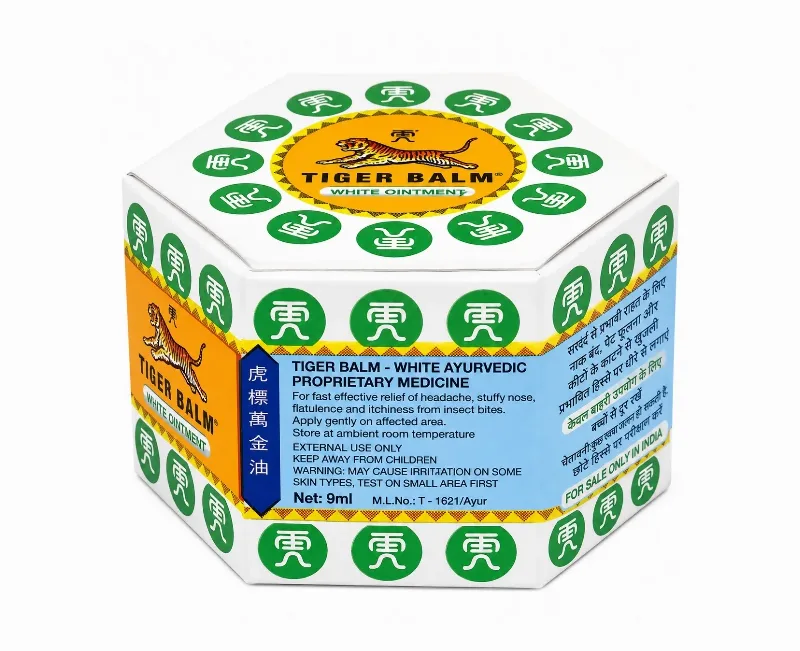 Тигровий бальзам білий 9 г Haw Par Tiger Balm White 9 g