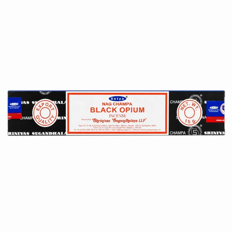 Аромапалички Чорний Опіум 15 г Satya Black Opium