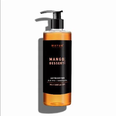 Антисептик для рук та поверхонь «Манговий десерт» 500 мл Mayur Mango Dessert Hand Sanitizer