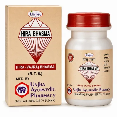 Хіра Бхасма 100 мг Unjha Hira Bhasma