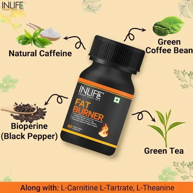 Жиросжигатель для мужчин и женщин 60 капс Inlife Fat Burner