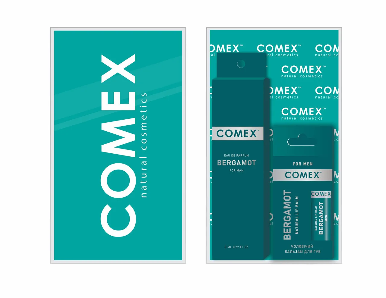 Бальзам для губ натуральный мужской «Bergamot» 5 г Comex Bergamot Lip Balm