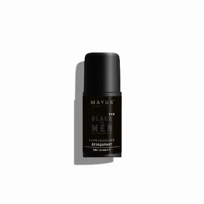 Дезодорант чоловічий парфумований «Black for men» 50 мл Mayur Black for Men Deodorant