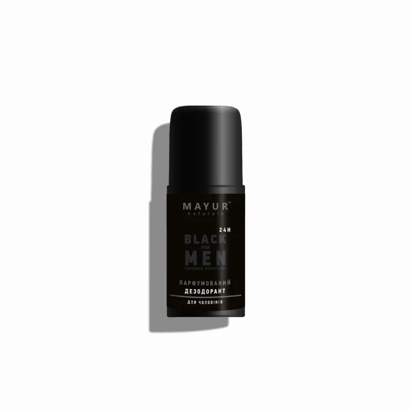 Дезодорант мужской парфюмированный «Black for men» 50 мл Mayur Black for Men Deodorant