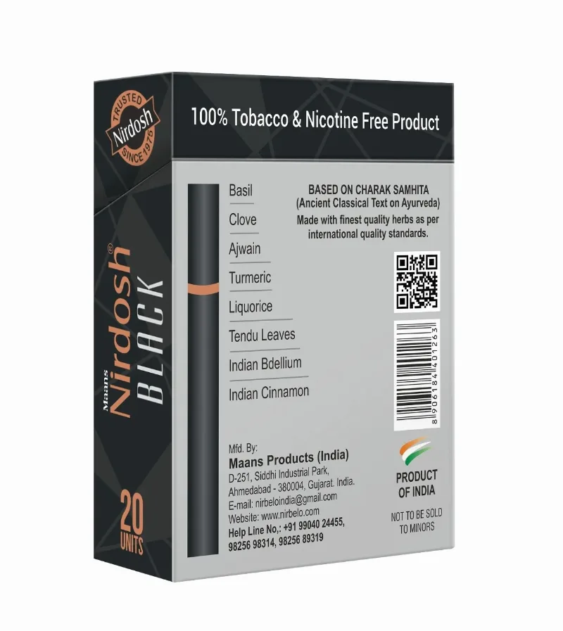 Нирдош Чорные 20 шт Maans Nisdosh Black Maans Nisdosh Black