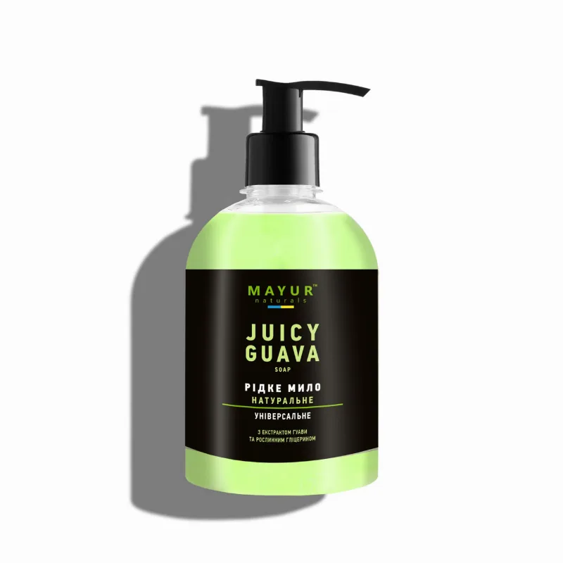 Натуральне косметичне мило «Гуава» 275 мл Mayur Guava Liquid Soap 275 ml