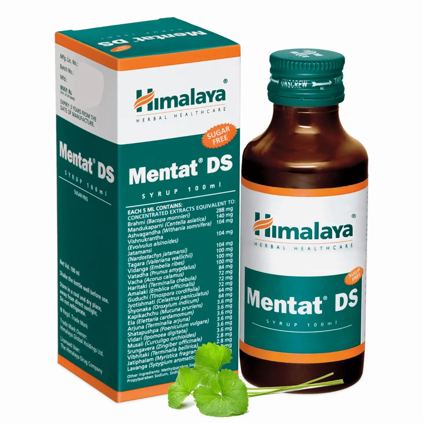 Ментат ДС сироп 100 мл Himalaya Mentat DS Syrup