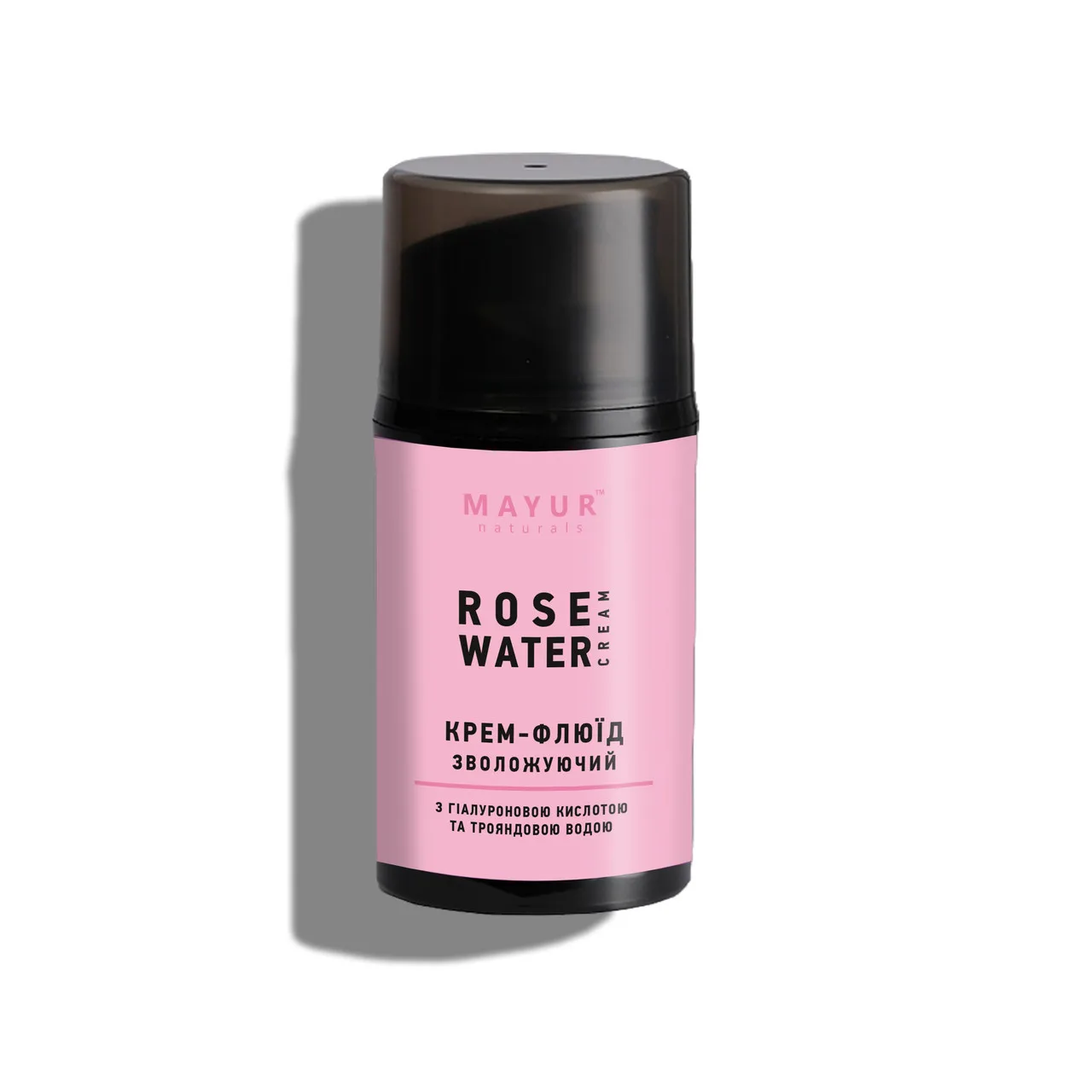 Крем-флюид для лица «Увлажняющий» с розовой водой 50 мл Mayur Rose Hyaluronic Face Fluid
