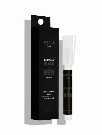 Парфумована вода для чоловіків «Black for men» 8 мл Mayur Black for Men Eau de Parfum