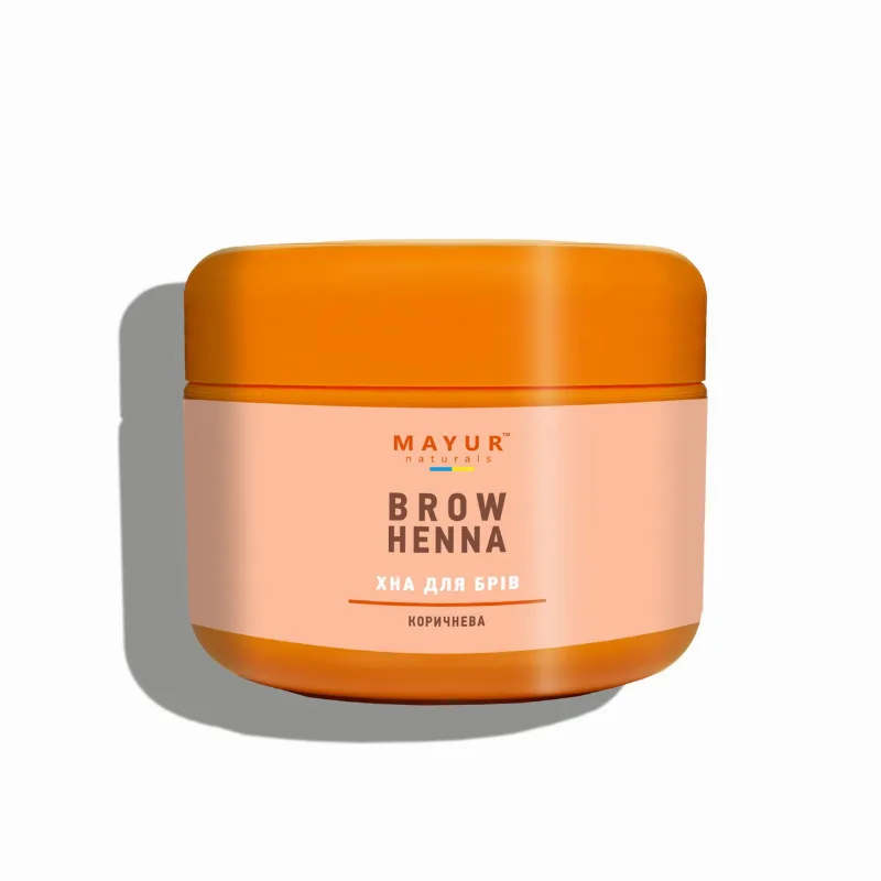 Хна для бровей коричневая 10 г Mayur Brown Brow Henna