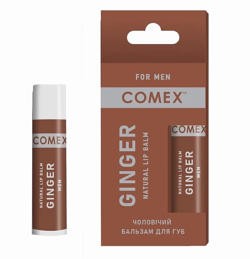 Бальзам для губ мужской «Имбирь» 5 г Comex Ginger Lip Balm