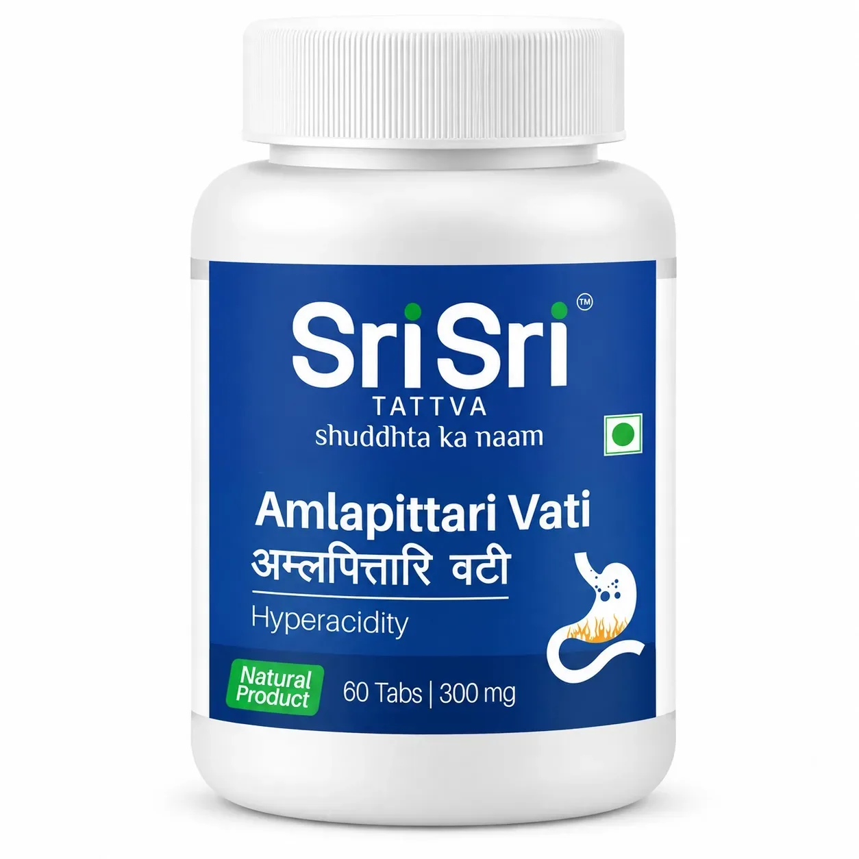 Амлапіттарі Ваті 60 табл Sri Sri Tattva Amlapittari Vati