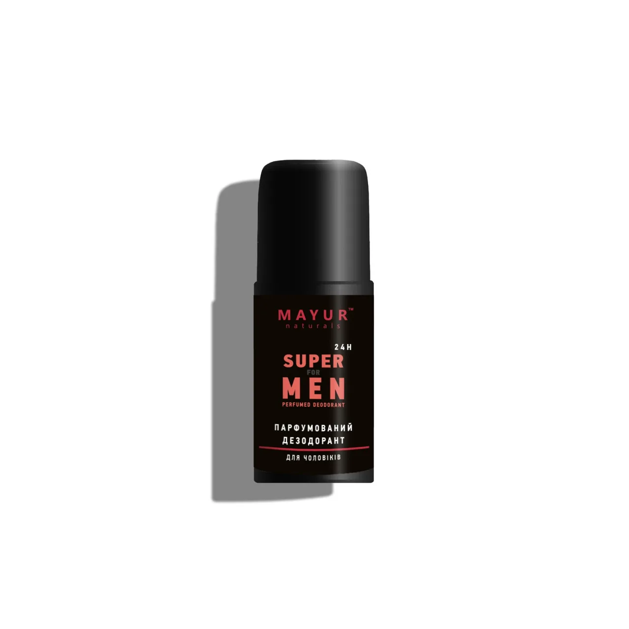 Дезодорант чоловічий парфумований натуральний «Super for men» 50 мл Mayur Super for Men Deodorant