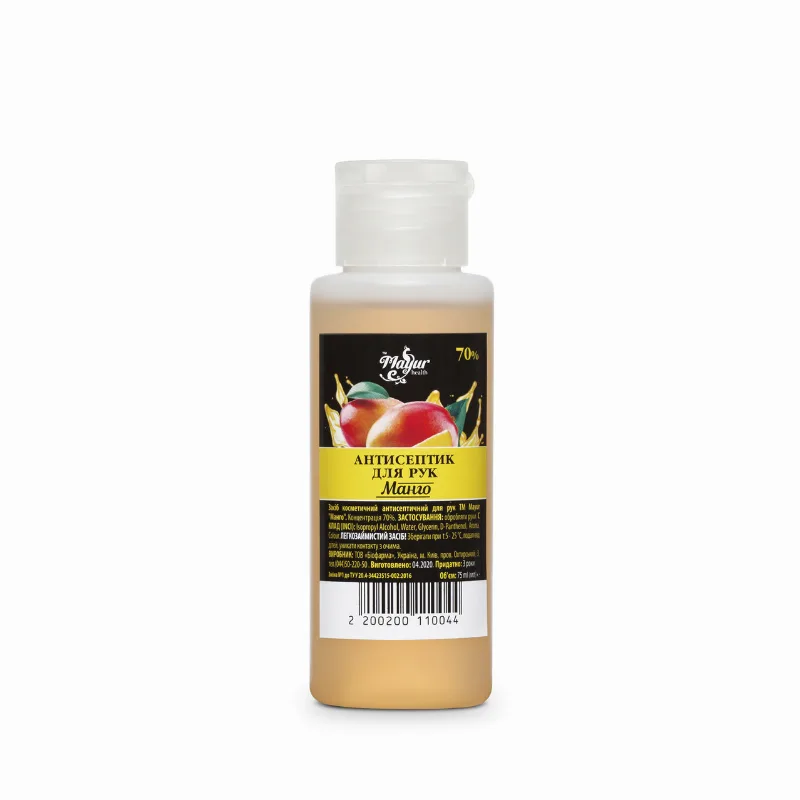 Антисептик для рук «Манго» 75 мл Mayur Mango Hand Sanitizer 75 ml