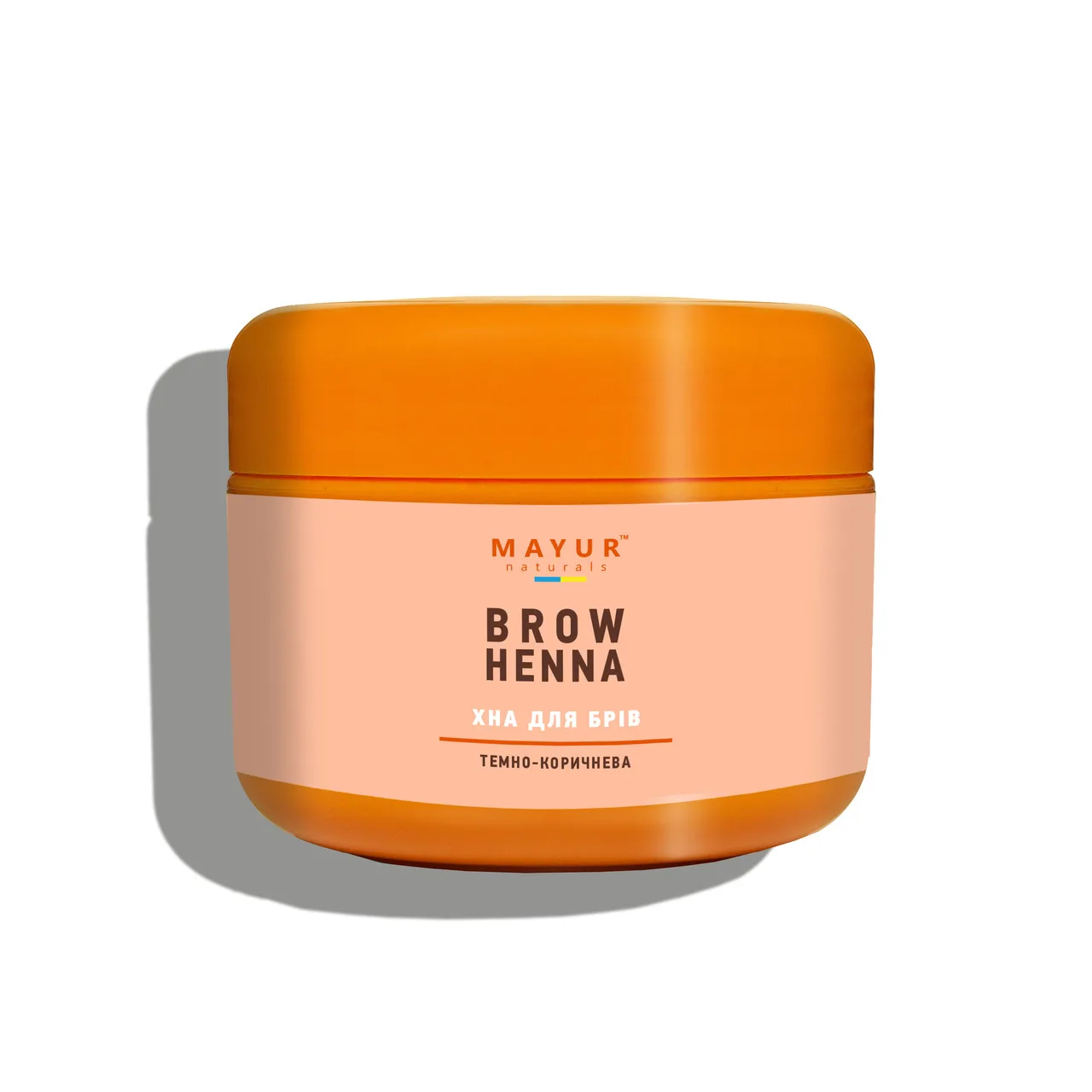 Хна для бровей темно-коричневая 10 г Mayur Dark Brown Brow Henna
